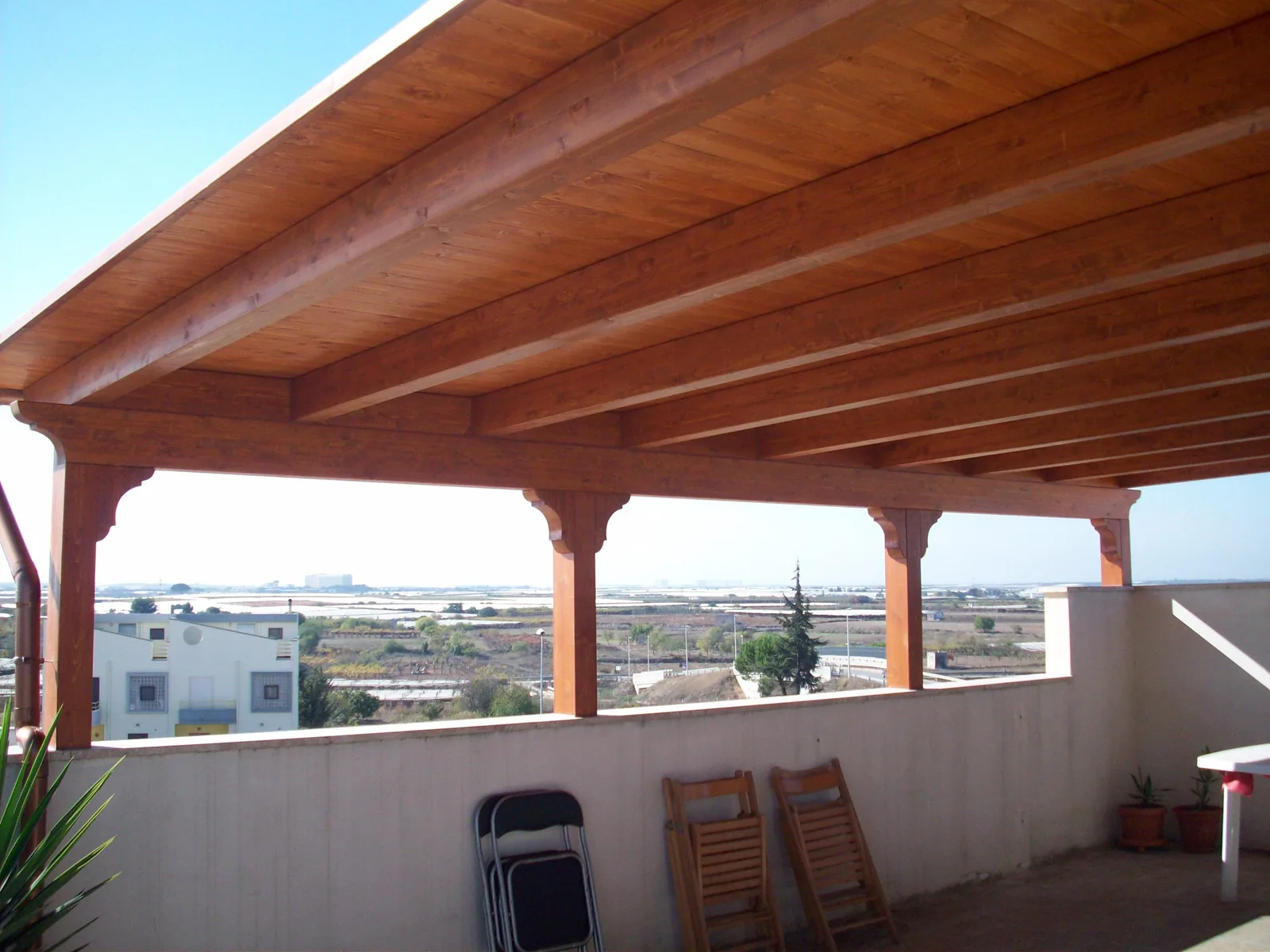 Tettoia per terrazzo